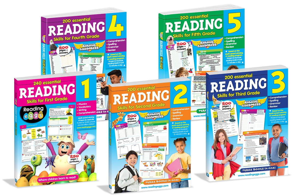 reading comprehension workbooks