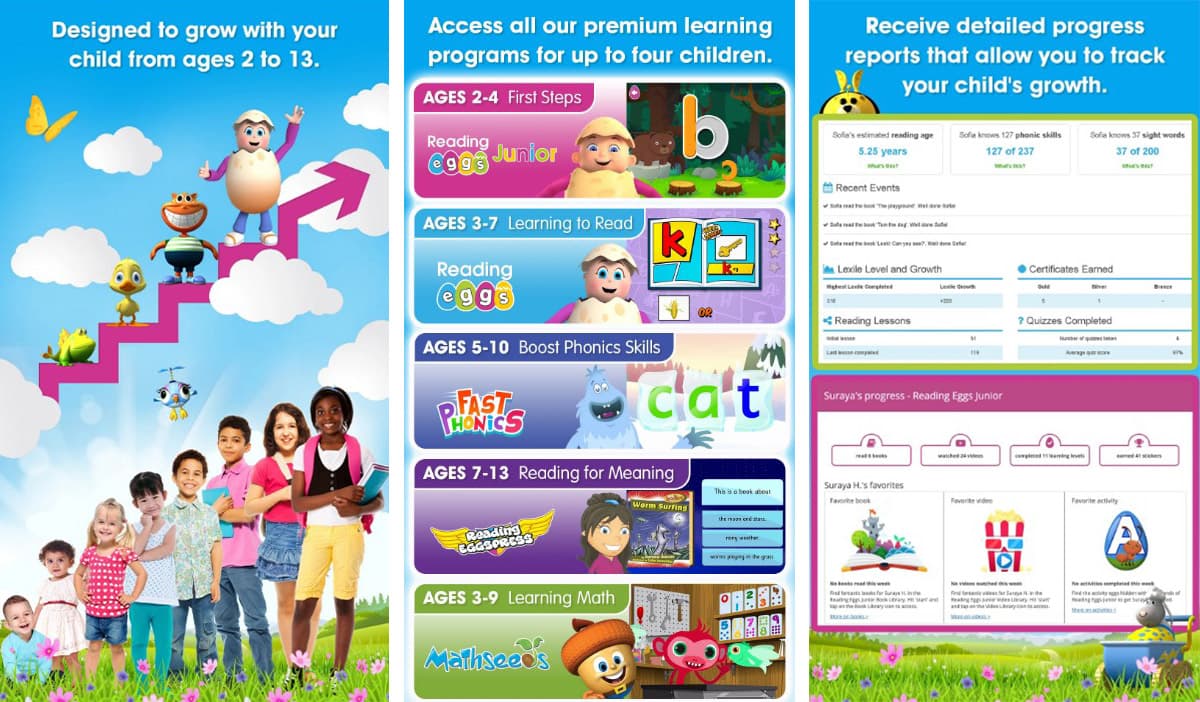 Reading Eggs app