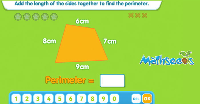 Screenshot from Mathseeds Map 39 activity